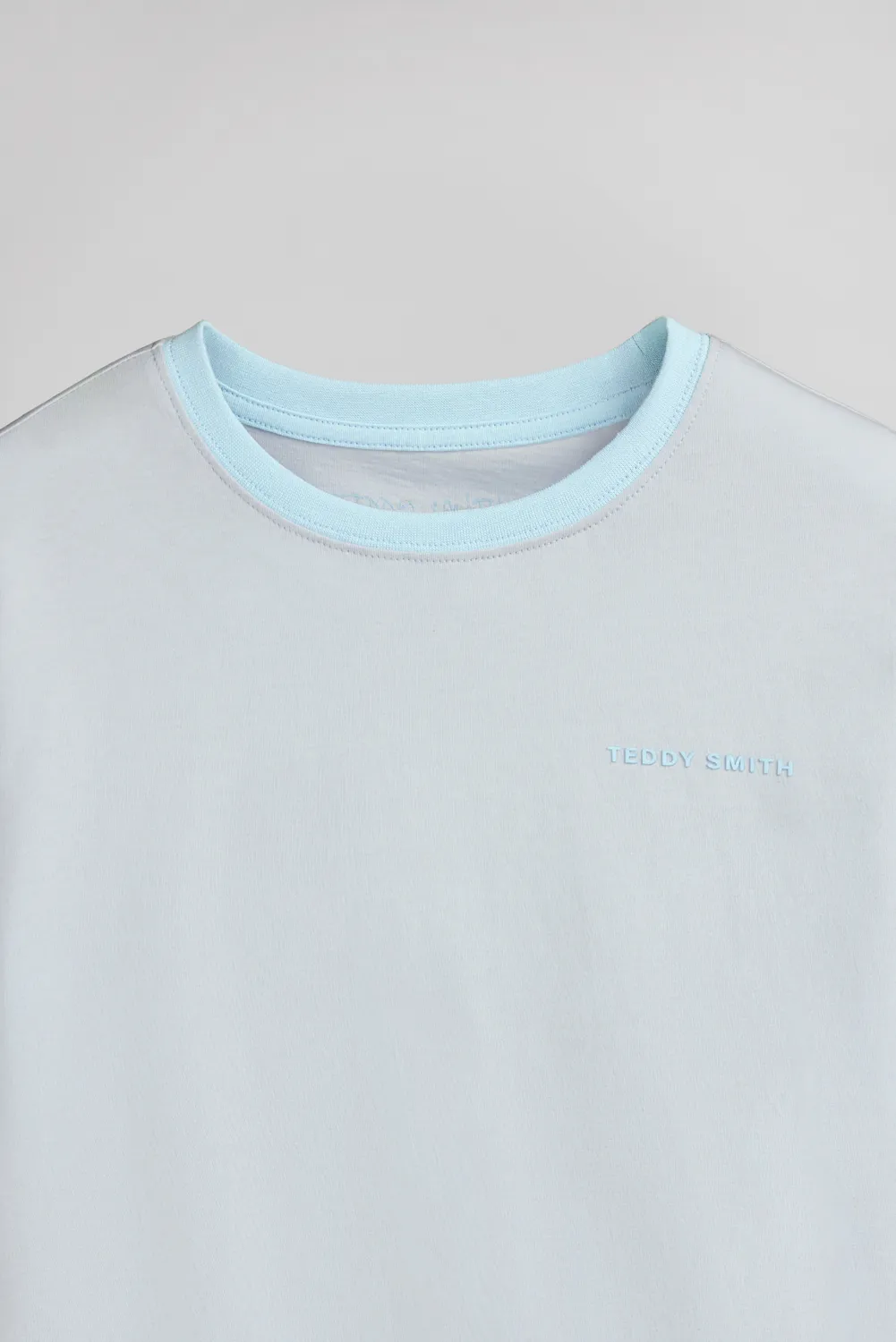 Teddy Smith The Tee 2 R MC Jr t-shirt pastel blue bimbo