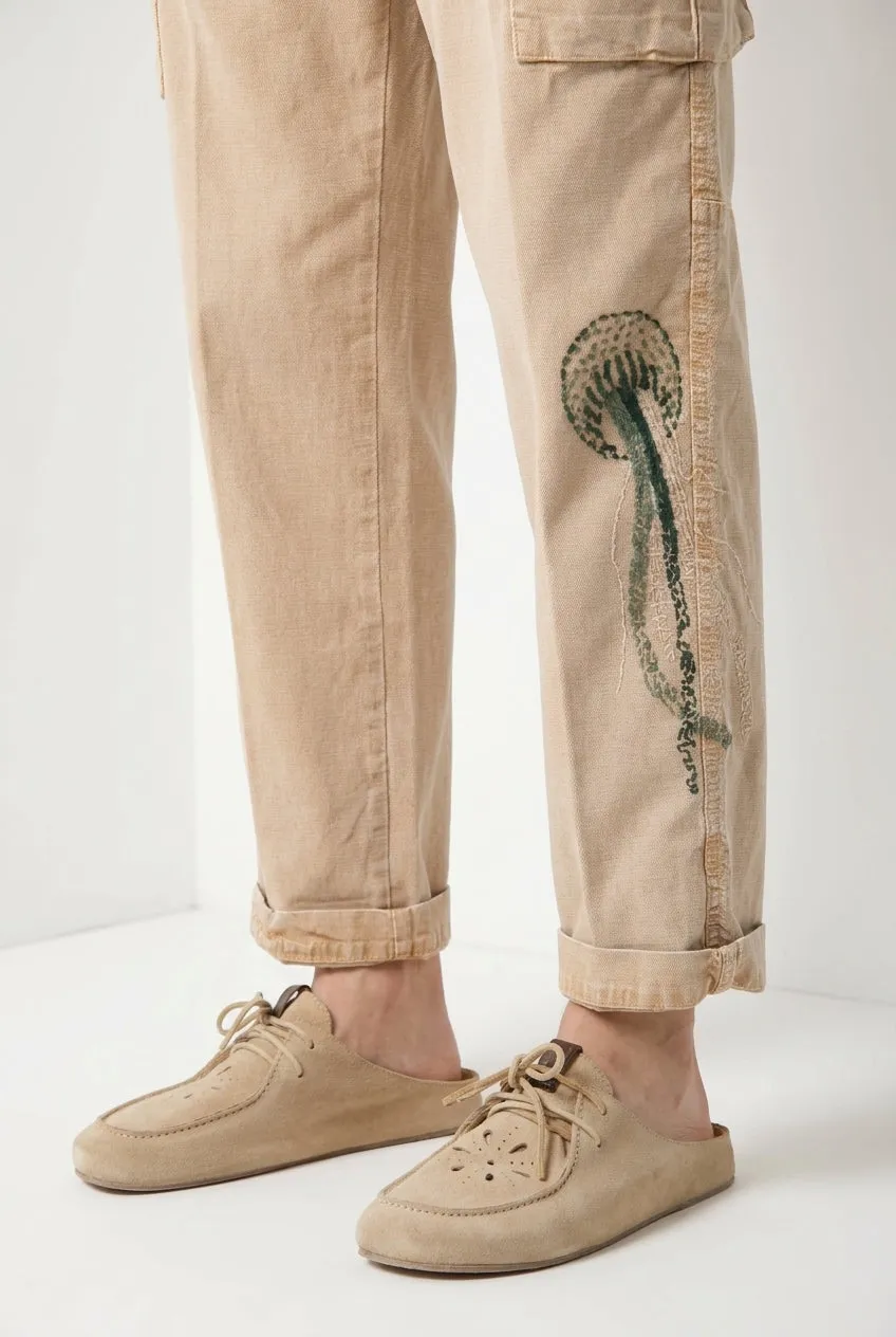 Mason's Chile M74 pantalone cargo kaki relaxed fit