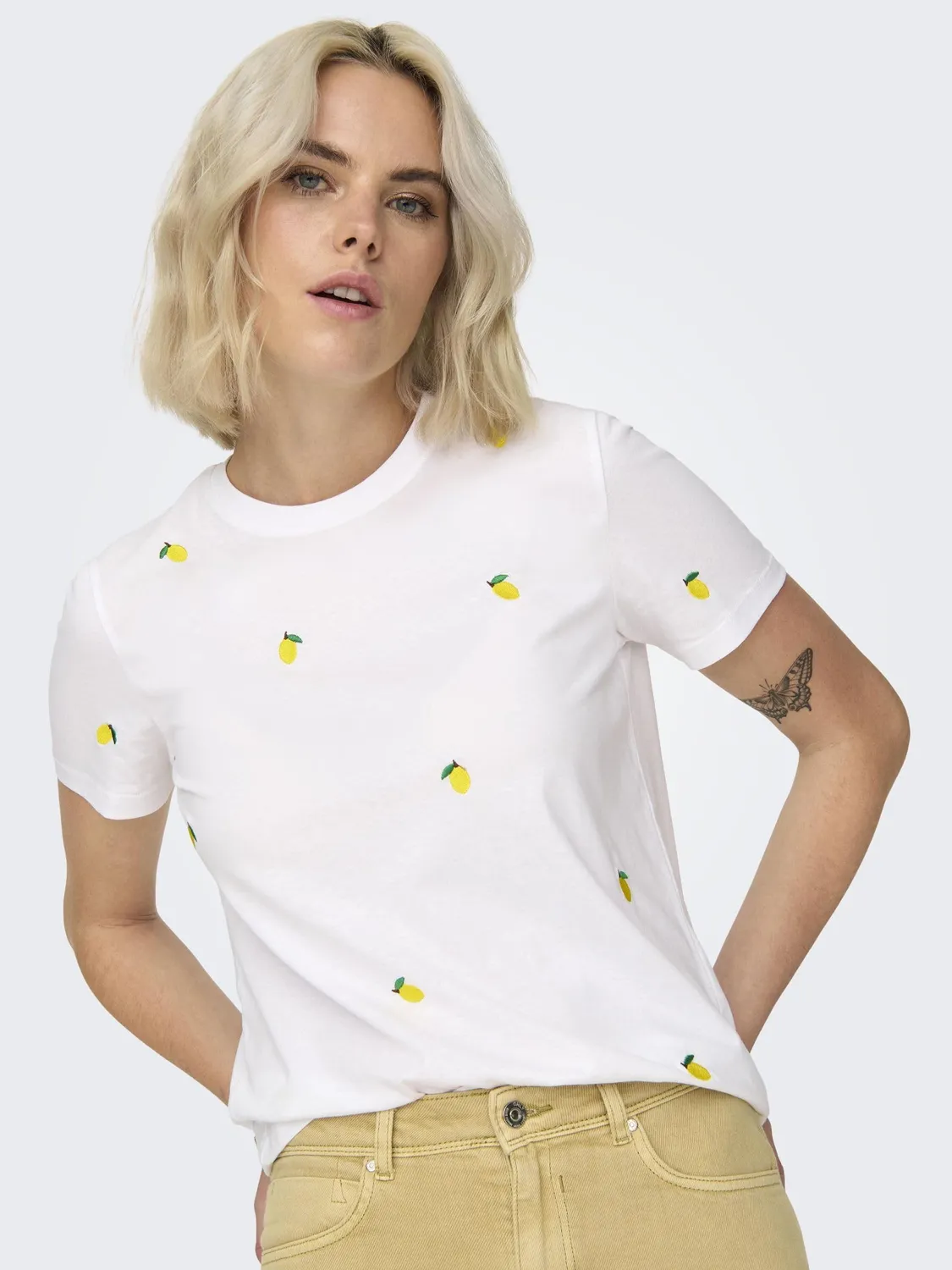 ONLY Onlketty t-shirt bianca donna taglia S