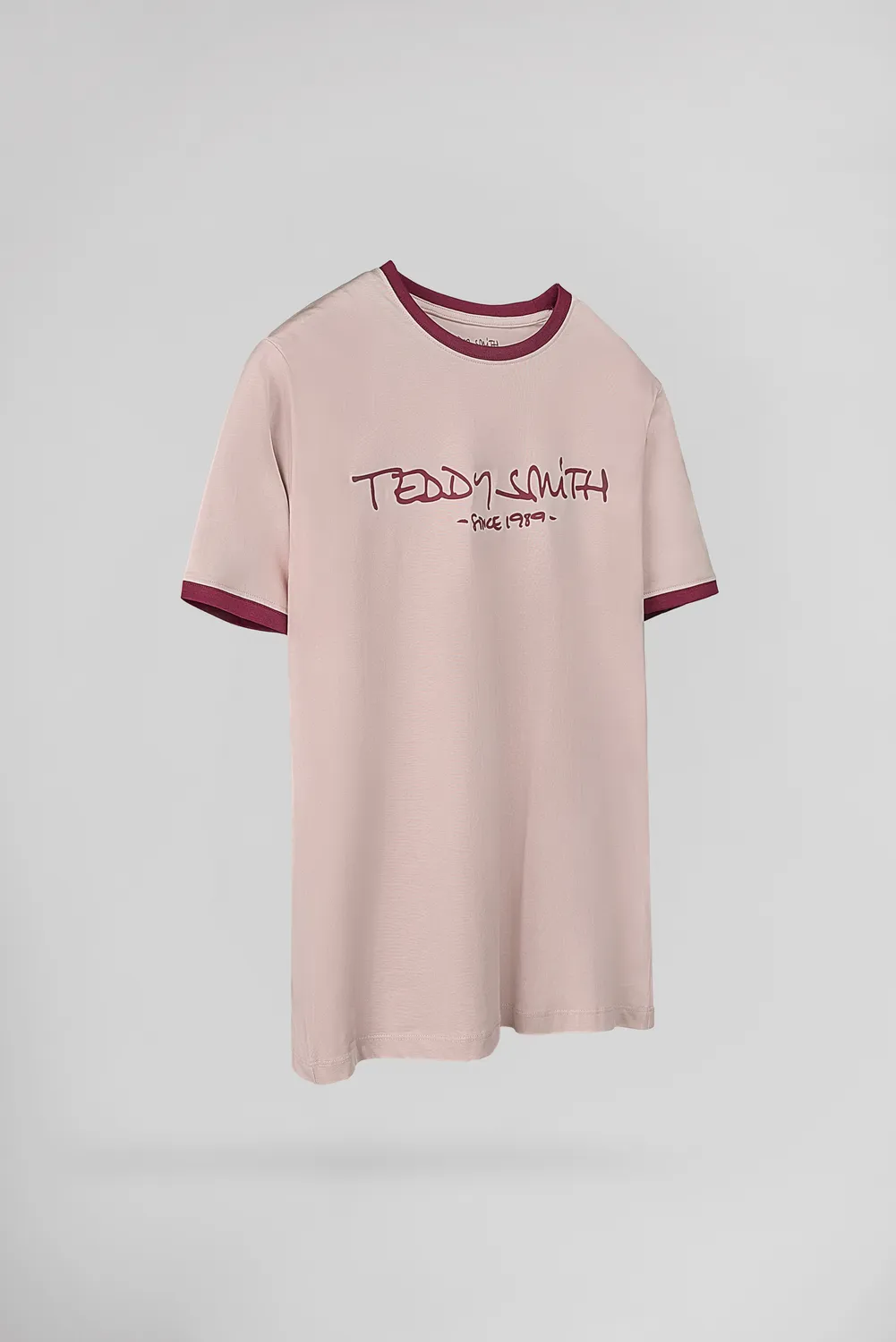 Teddy Smith Ticlass MC Rose Pastel t-shirt uomo cotone