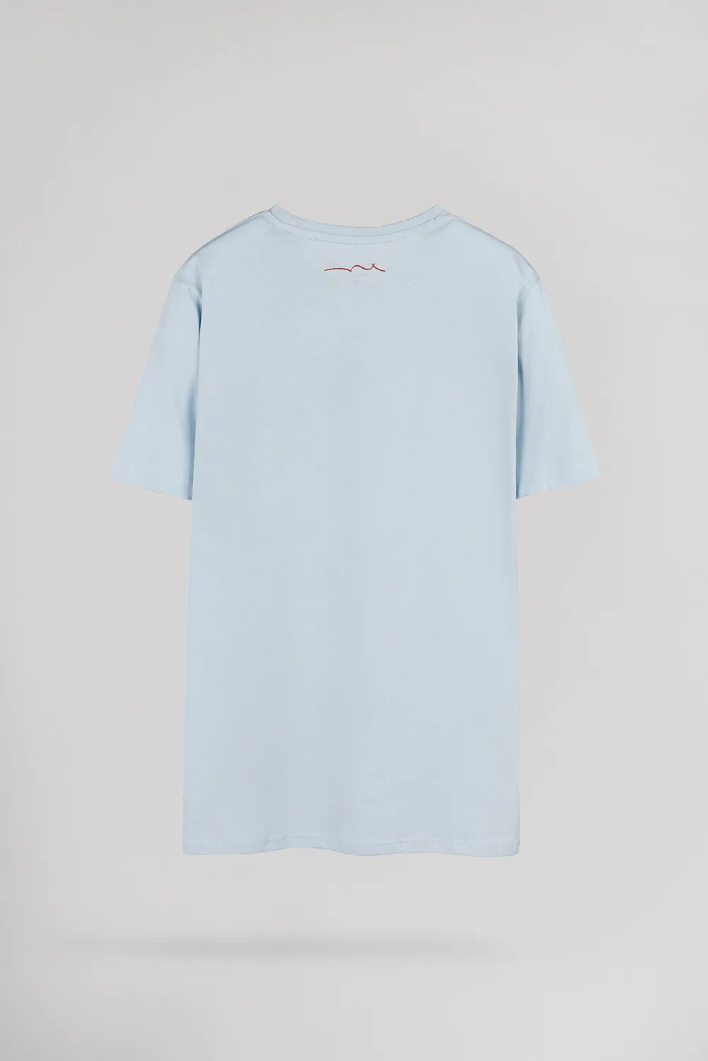 Teddy Smith T-Jim MC t-shirt uomo azzurro cotone