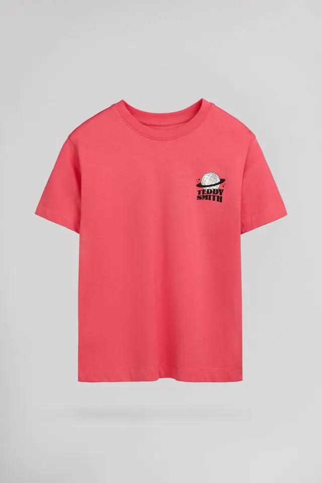 Teddy Smith T-Flow JR t-shirt rosa bambina