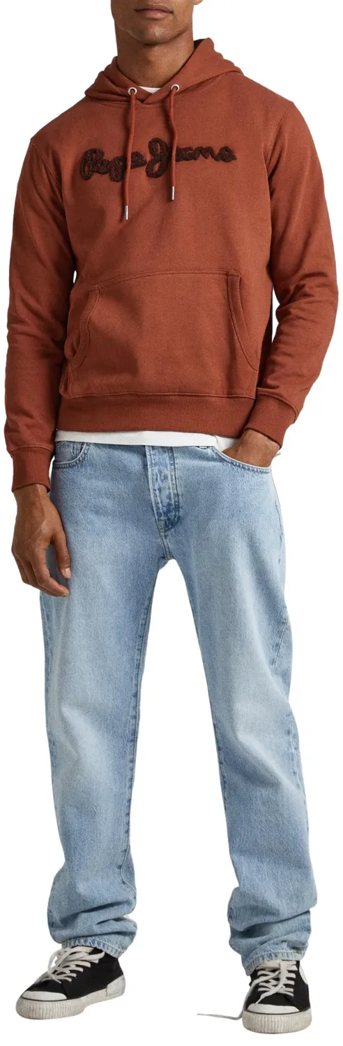 Pepe Jeans Ryan Hoodie felpa uomo logo ricamato