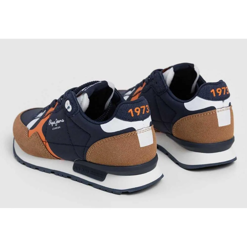 Pepe Jeans Brit Rump B sneakers bambino verde suola gomma
