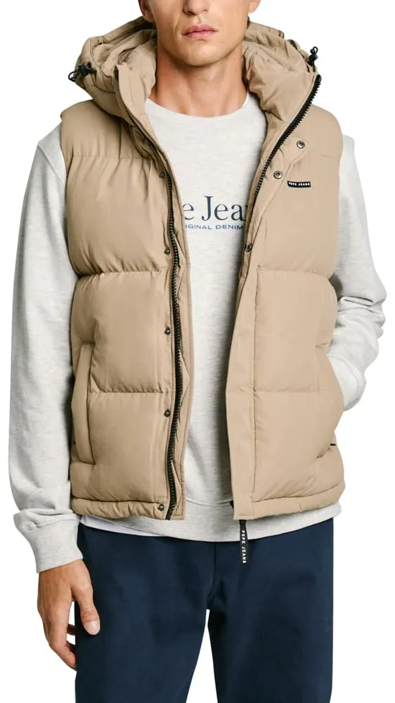 Pepe Jeans Teddy giacca uomo beige effetto teddy