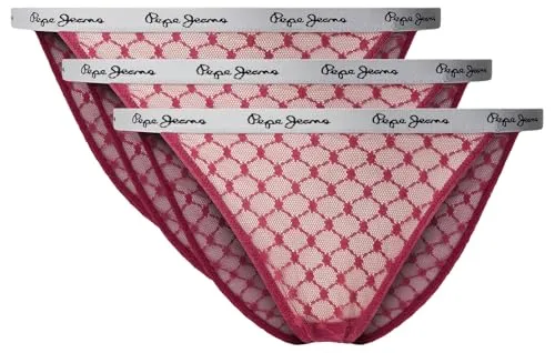 Pepe Jeans Bikini Donna Microfibra Rete Logo