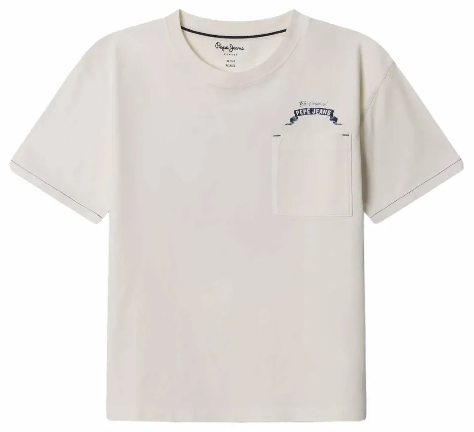 Pepe Jeans Clement T-Shirt Bimbo 10 Anni Effetto Lavato