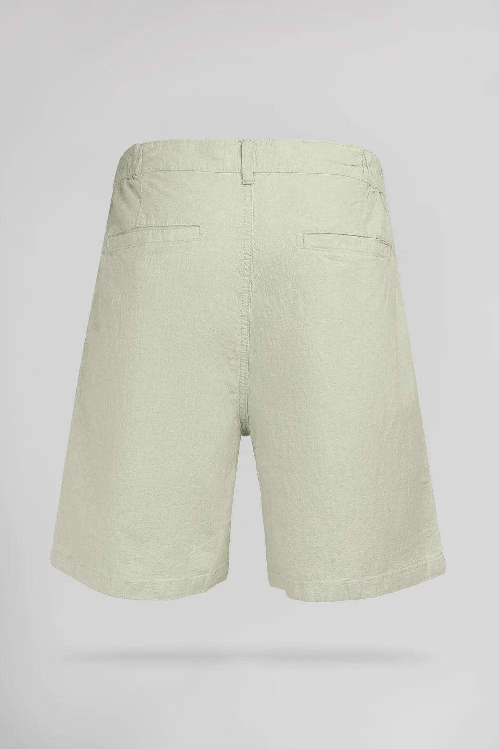 Teddy Smith S-Linen Chino shorts verde salvia uomo lino