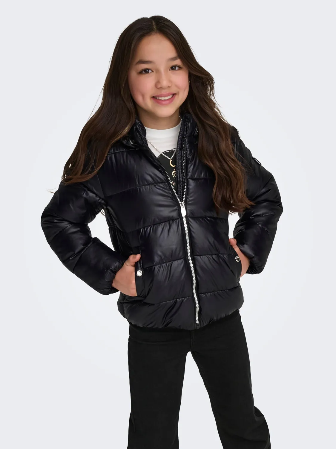 Only Kognewemmy giacca bambina 152 trapuntata nera