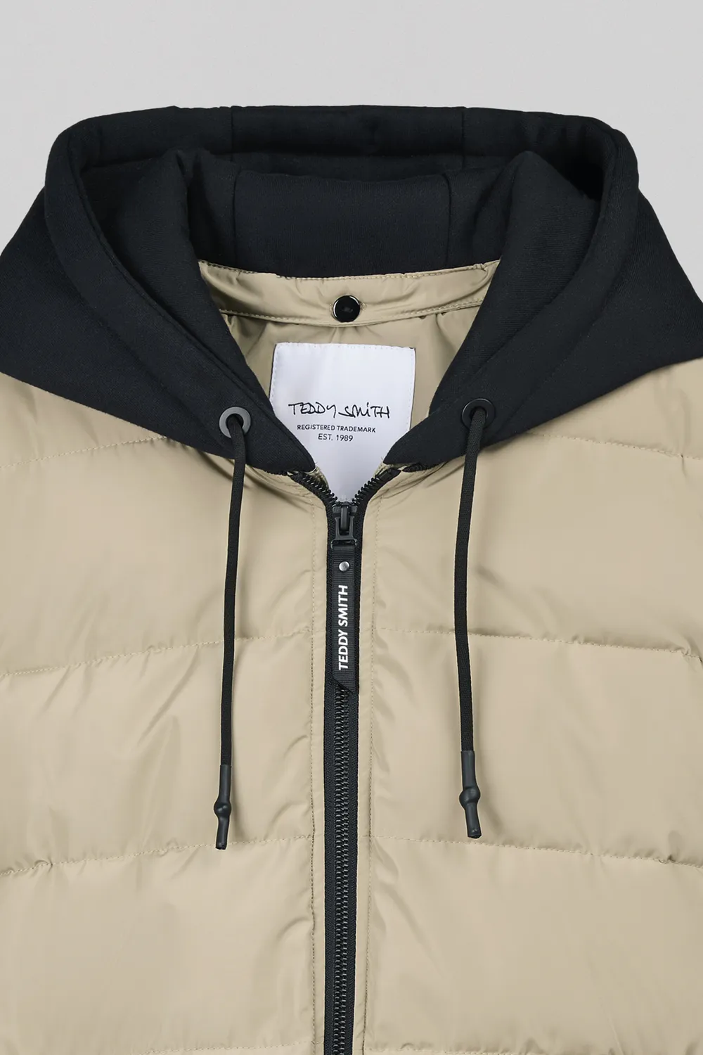 Teddy Smith B-East Piumino Uomo Wolf Beige Idrorepellente