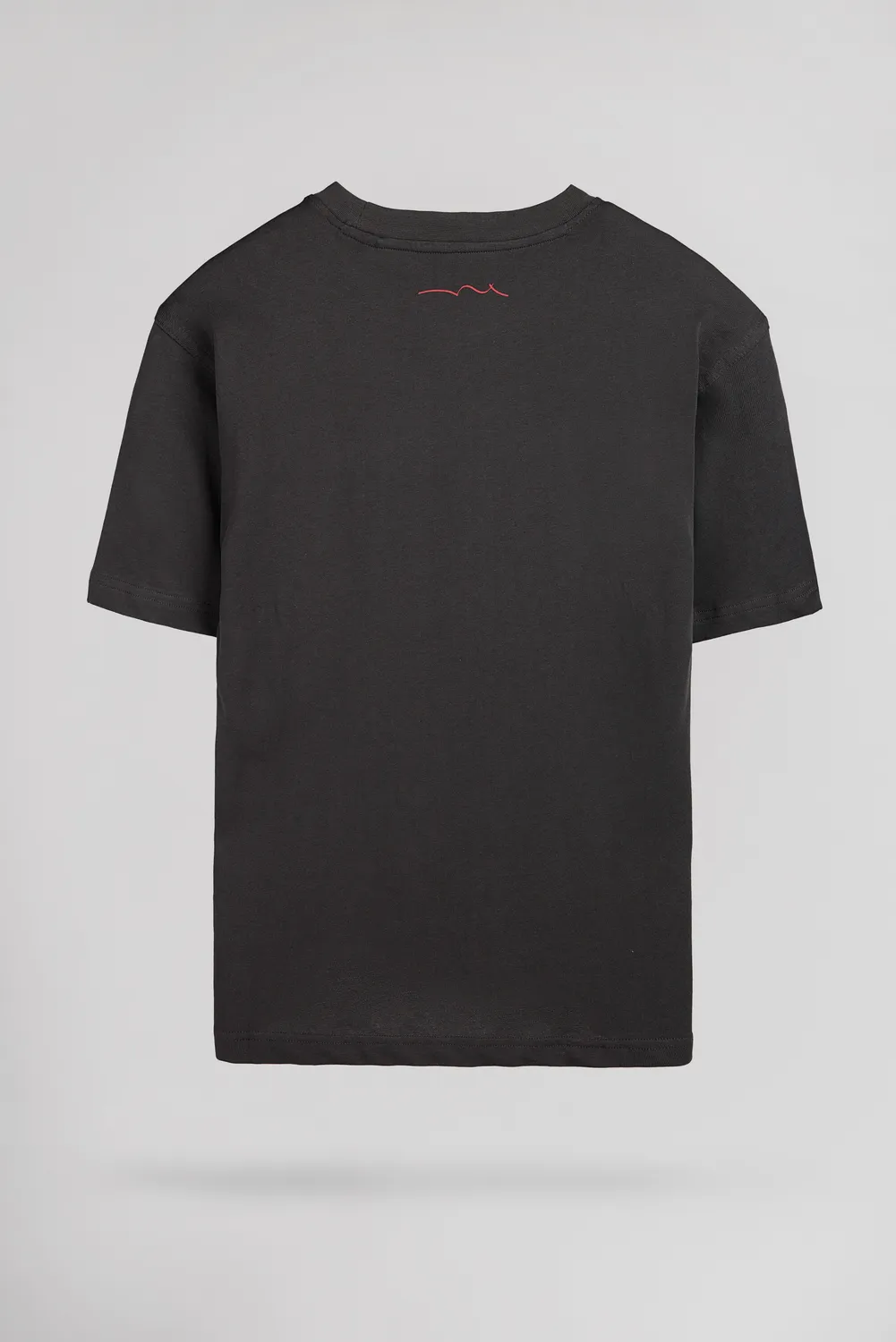 Teddy Smith T-Ylvain T-Shirt Grigio Antracite 100% Cotone