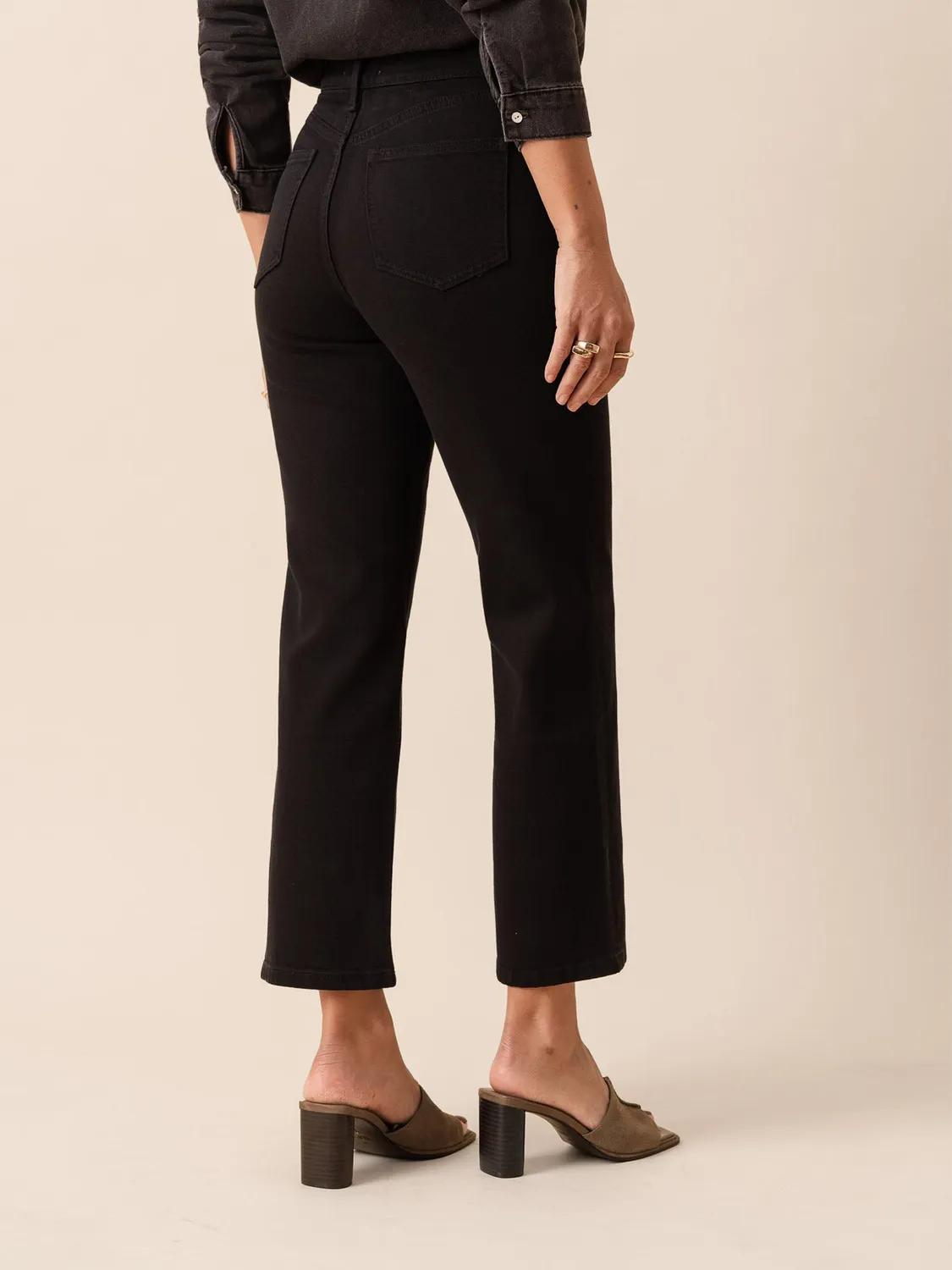 Oraije Solange jeans straight nero