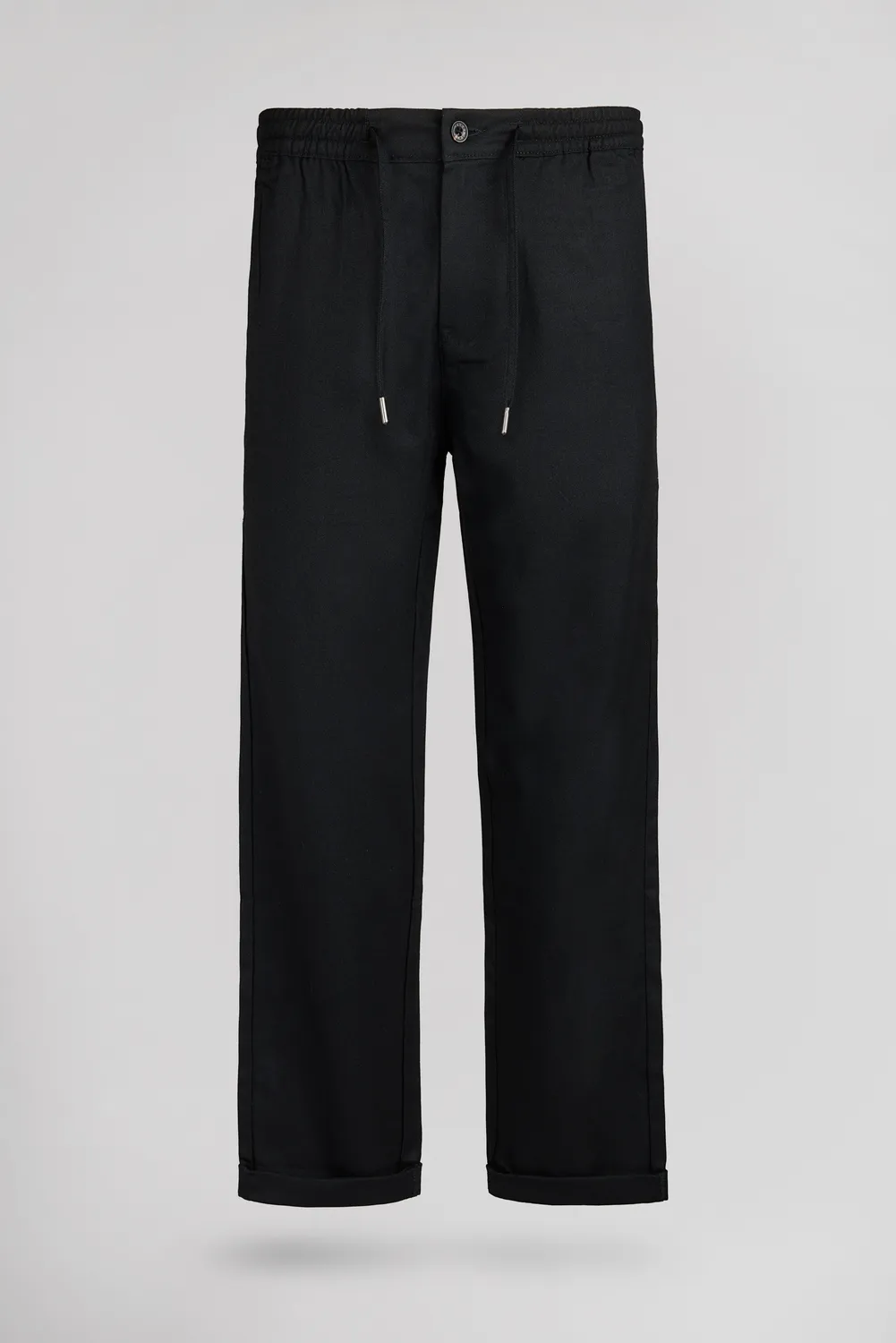 Teddy Smith Pywan 2 pantalone slim flanella nero
