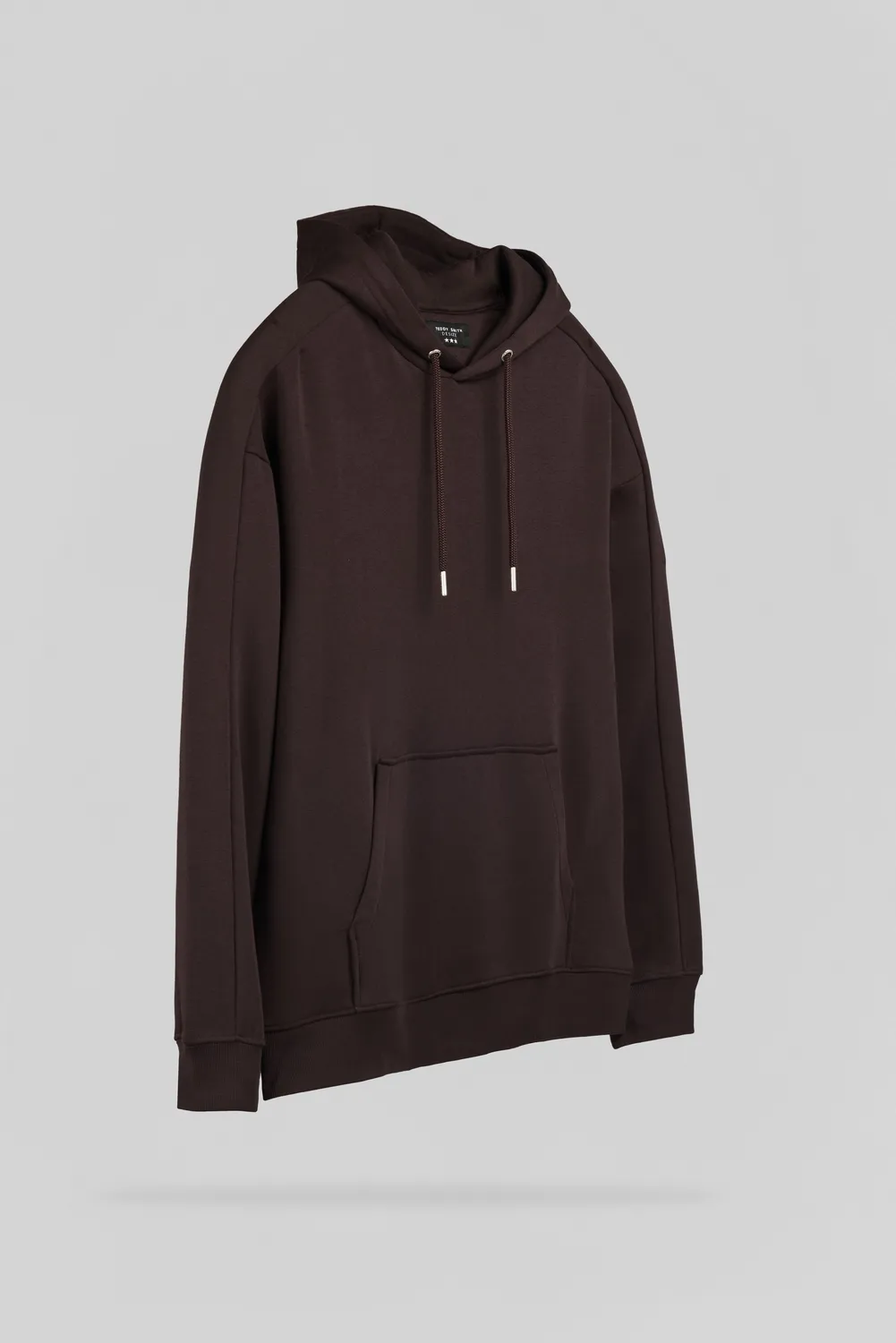 Teddy Smith S-Adrien Hoody felpa cappuccio prugna uomo