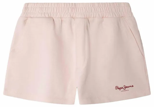 Pepe Jeans Gab Shorts pantaloncini bimba blu cotone elastico