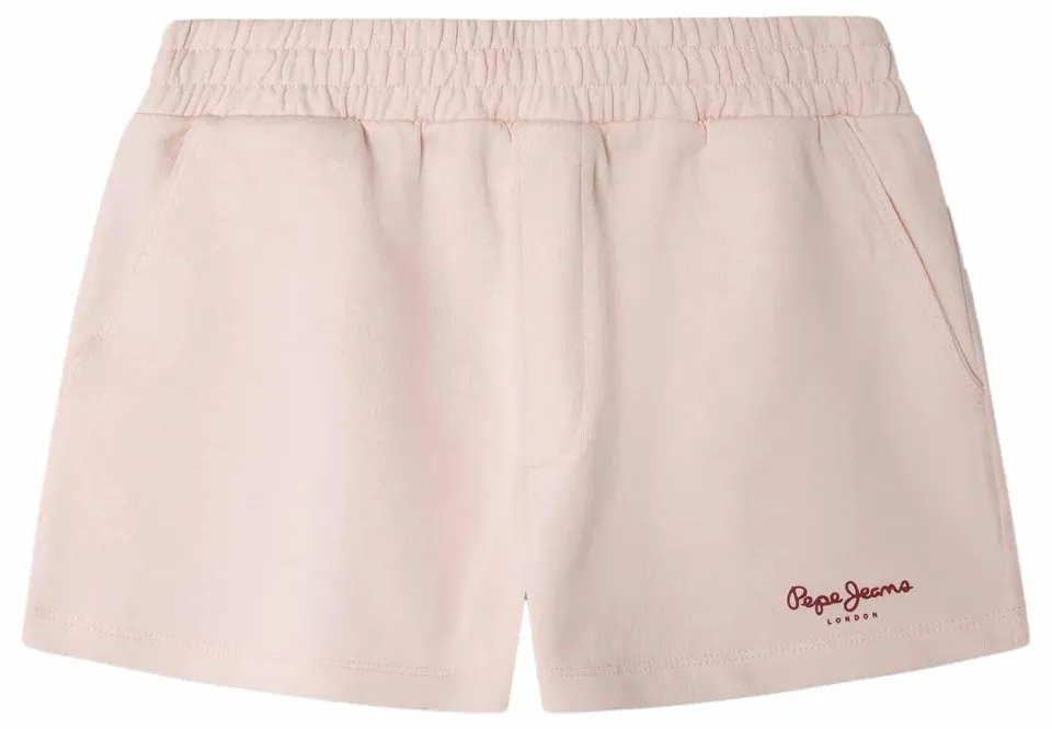 Pepe Jeans Gab Shorts pantaloncini bimba blu cotone elastico