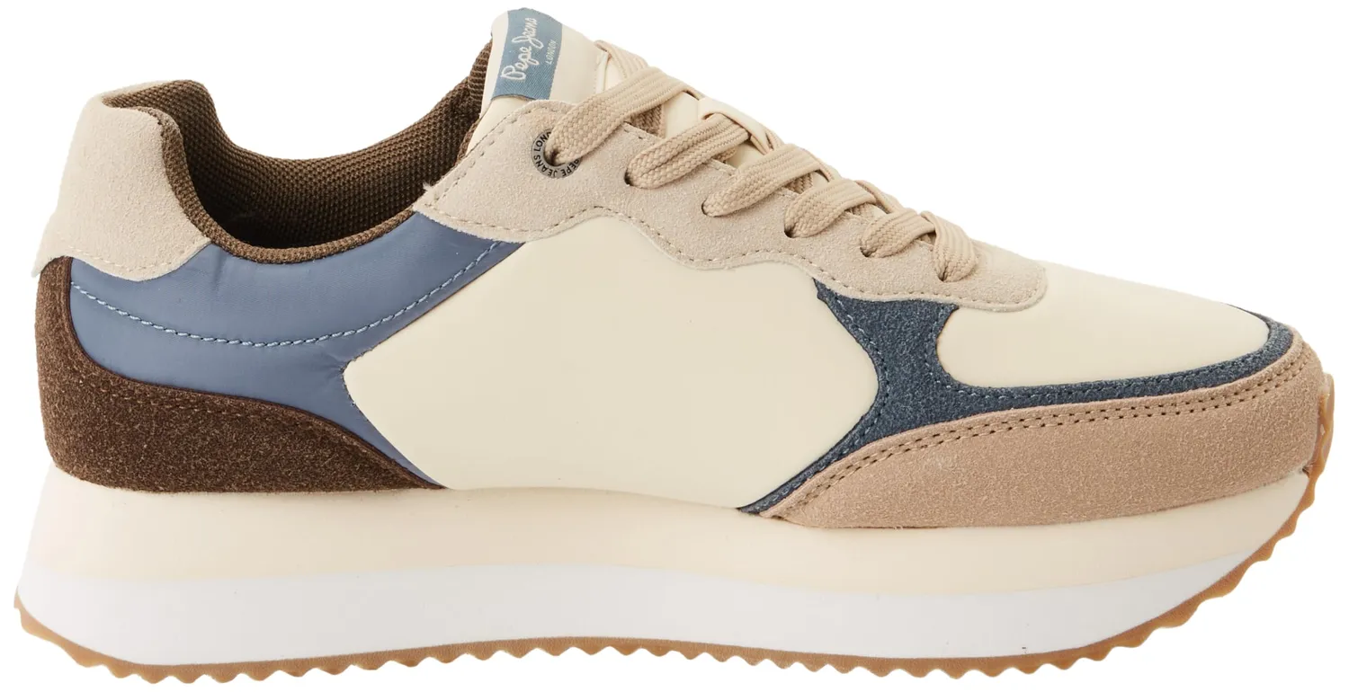Pepe Jeans W High Runner Sneakers Donna Rosa Nudo 36