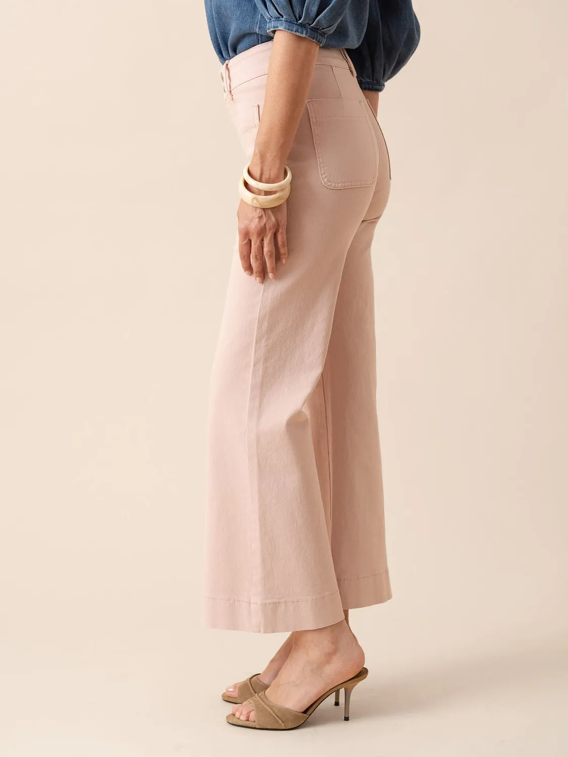 Oraije Elenette jeans flare rosa bosco