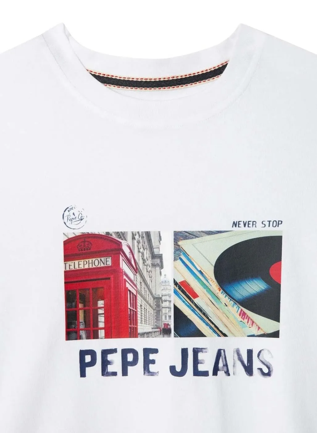 Pepe Jeans Ash t-shirt bambino 10 anni stampa foto