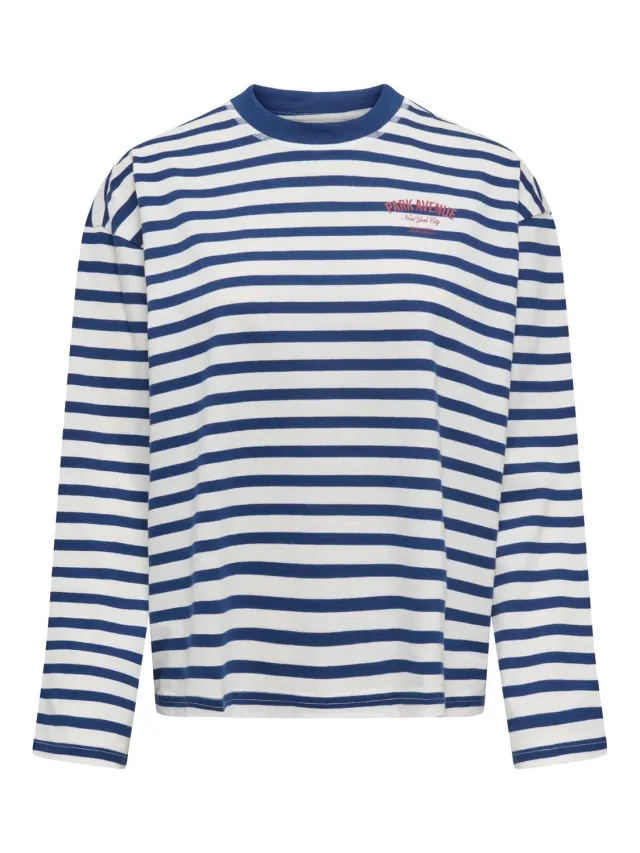 ONLY Onlfreja top righe manica lunga XXL