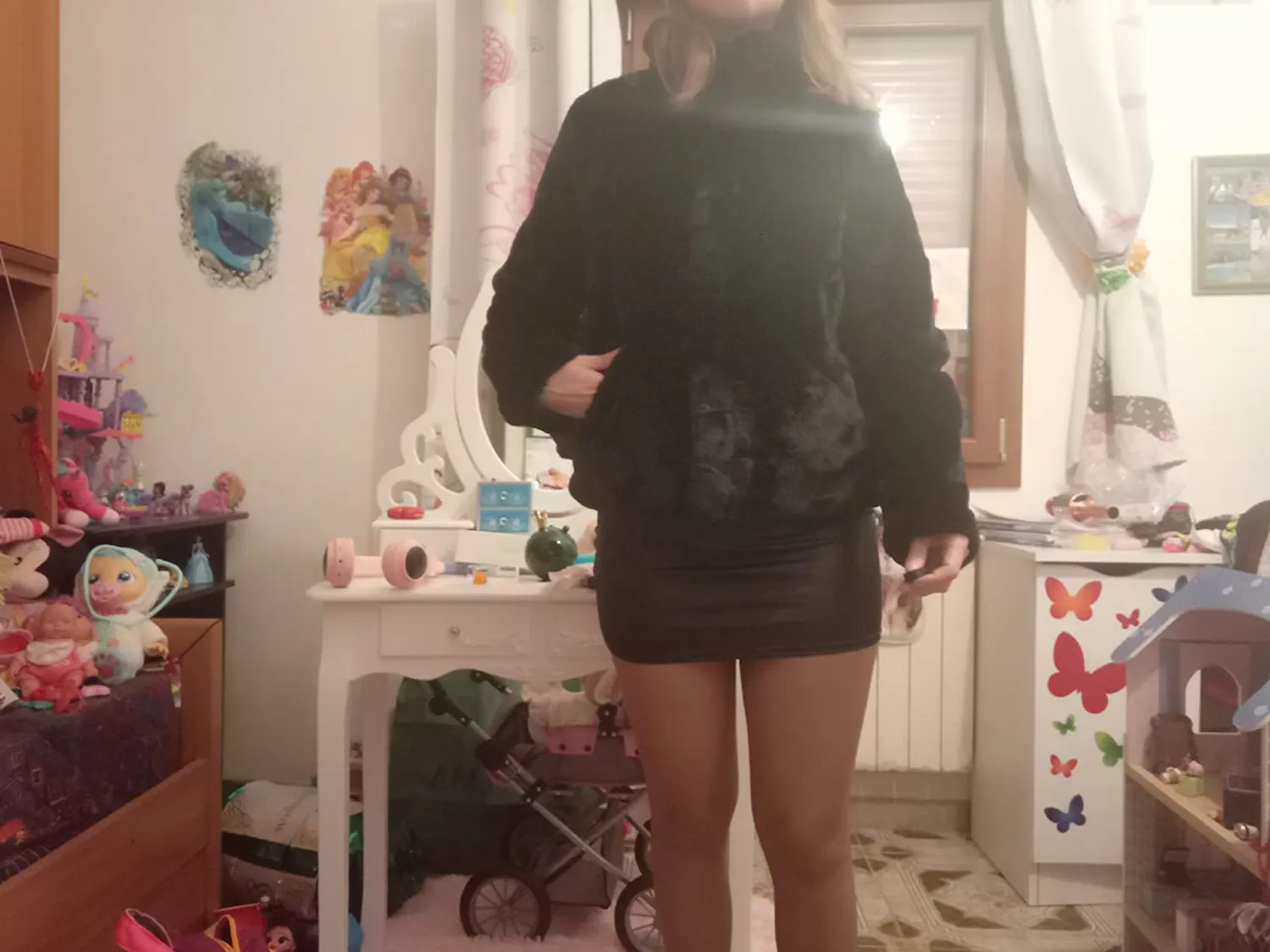 ONLY Newvida giacca pelliccia sintetica donna nera