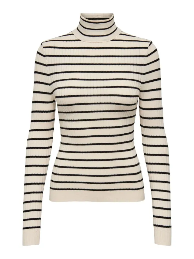 ONLY Onlkarol maglione donna bianco e grigio