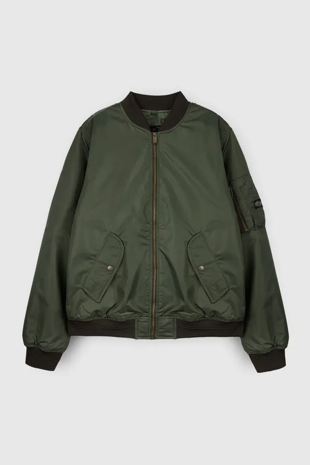 Teddy Smith B-MA1 Military giubbotto bomber kaki uomo
