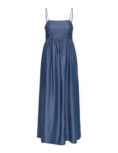 ONLY Onlpema Long String Smock Dress vestito lungo L