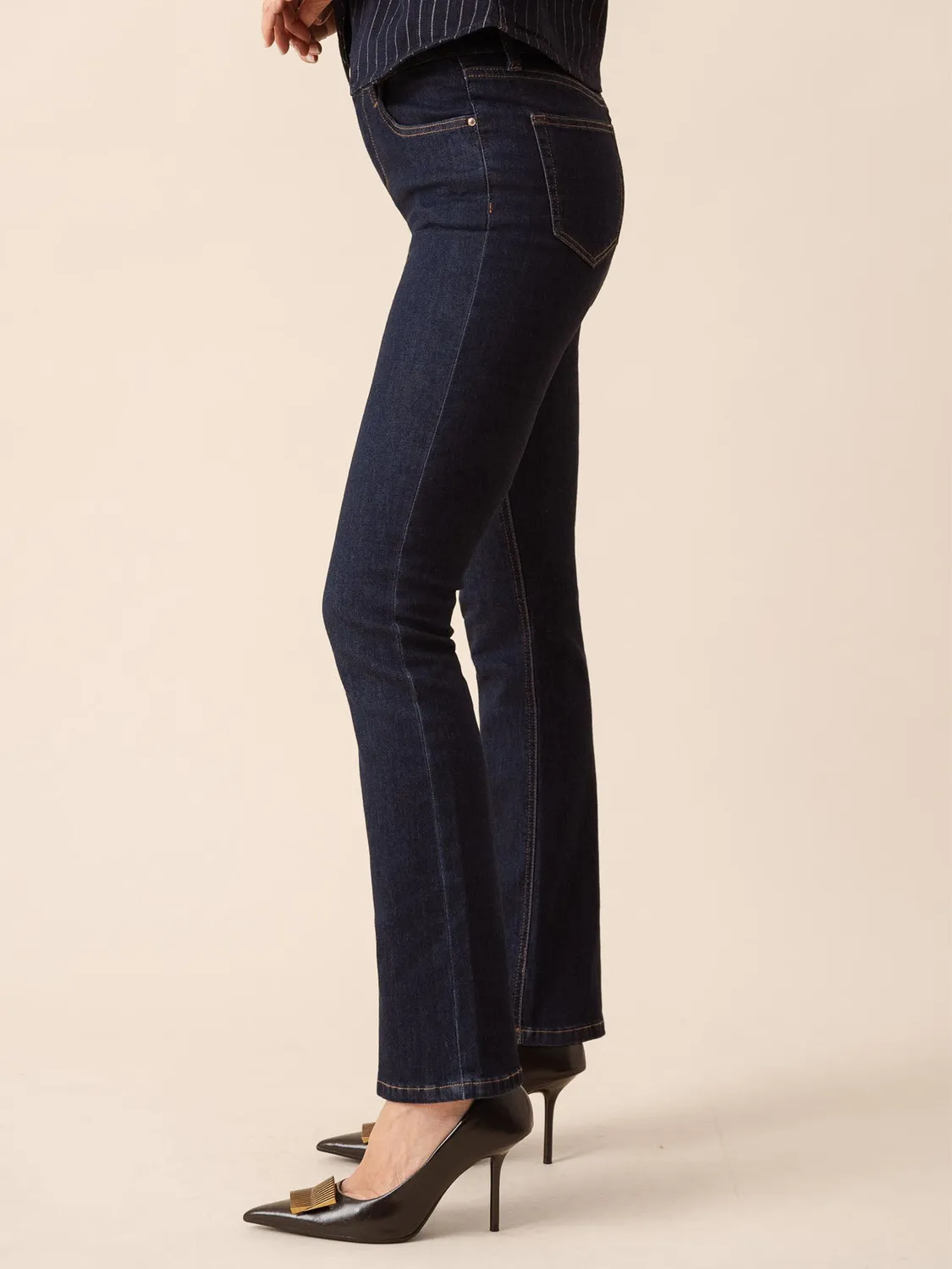 Oraije Bella jeans bootcut grezzo