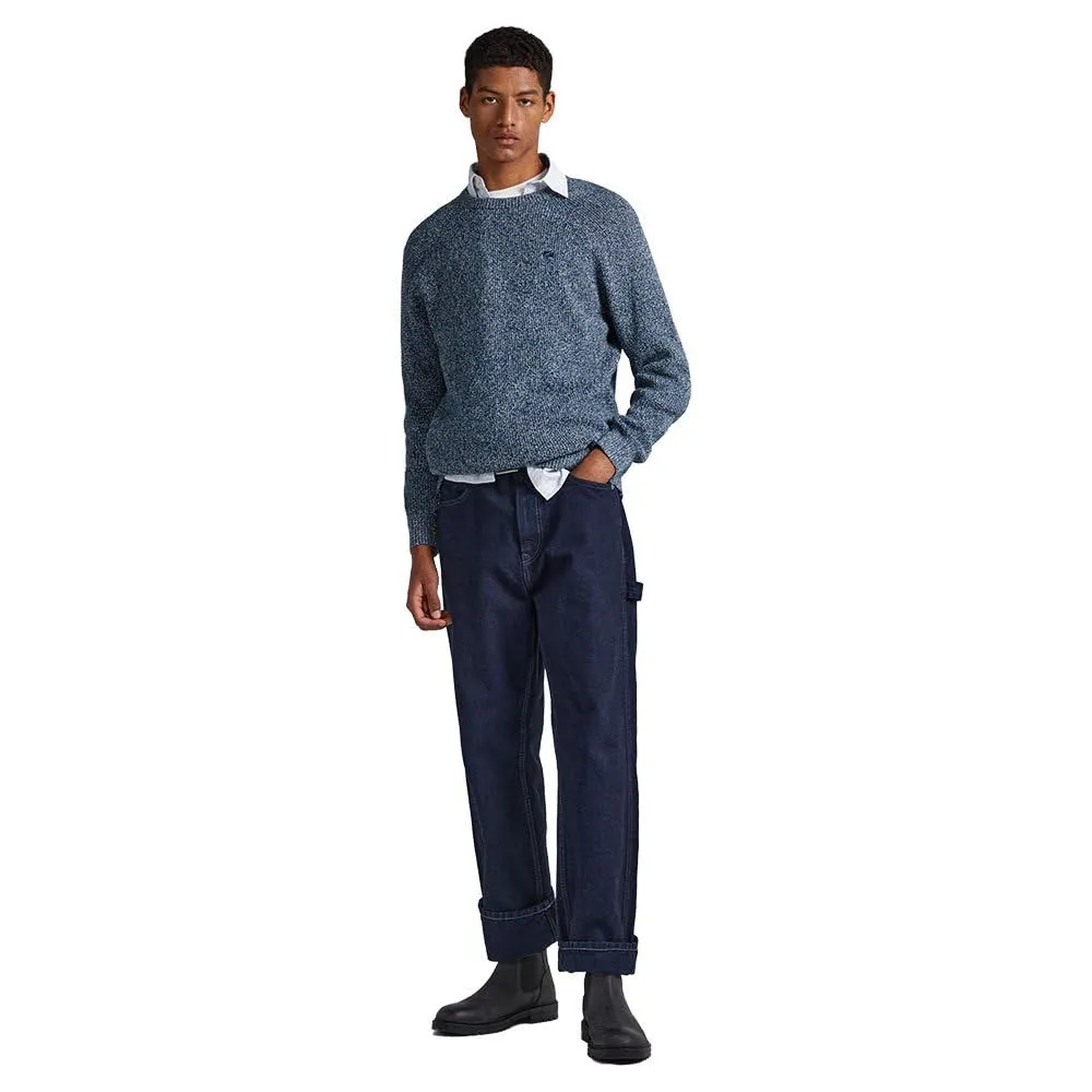 Pepe Jeans Sherwood Maglione Uomo L Blu Moulinè