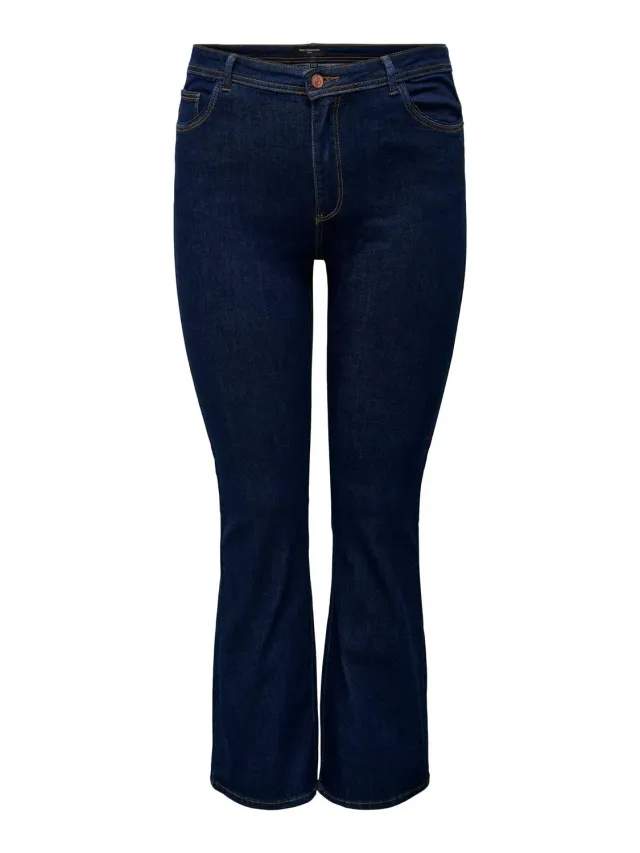 ONLY Carsally HW Flared Bj370 jeans donna 50W/32L vita alta