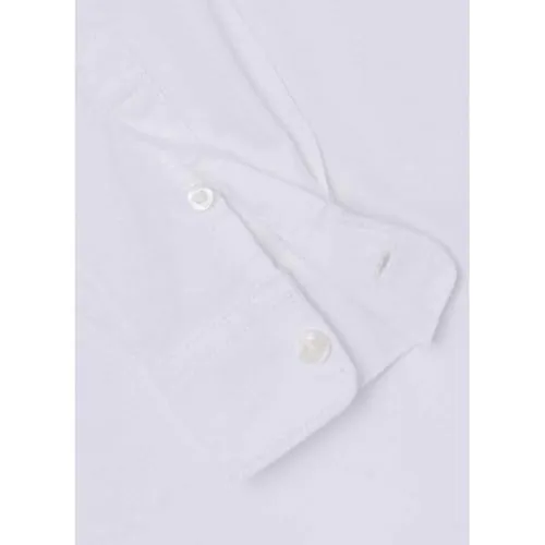 Pepe Jeans Nace Camicia Bambino Bianca Cotone