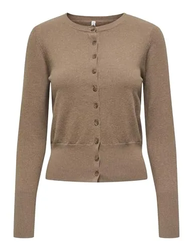 ONLY Onlama Life Button Cardigan Donna nero bottoni