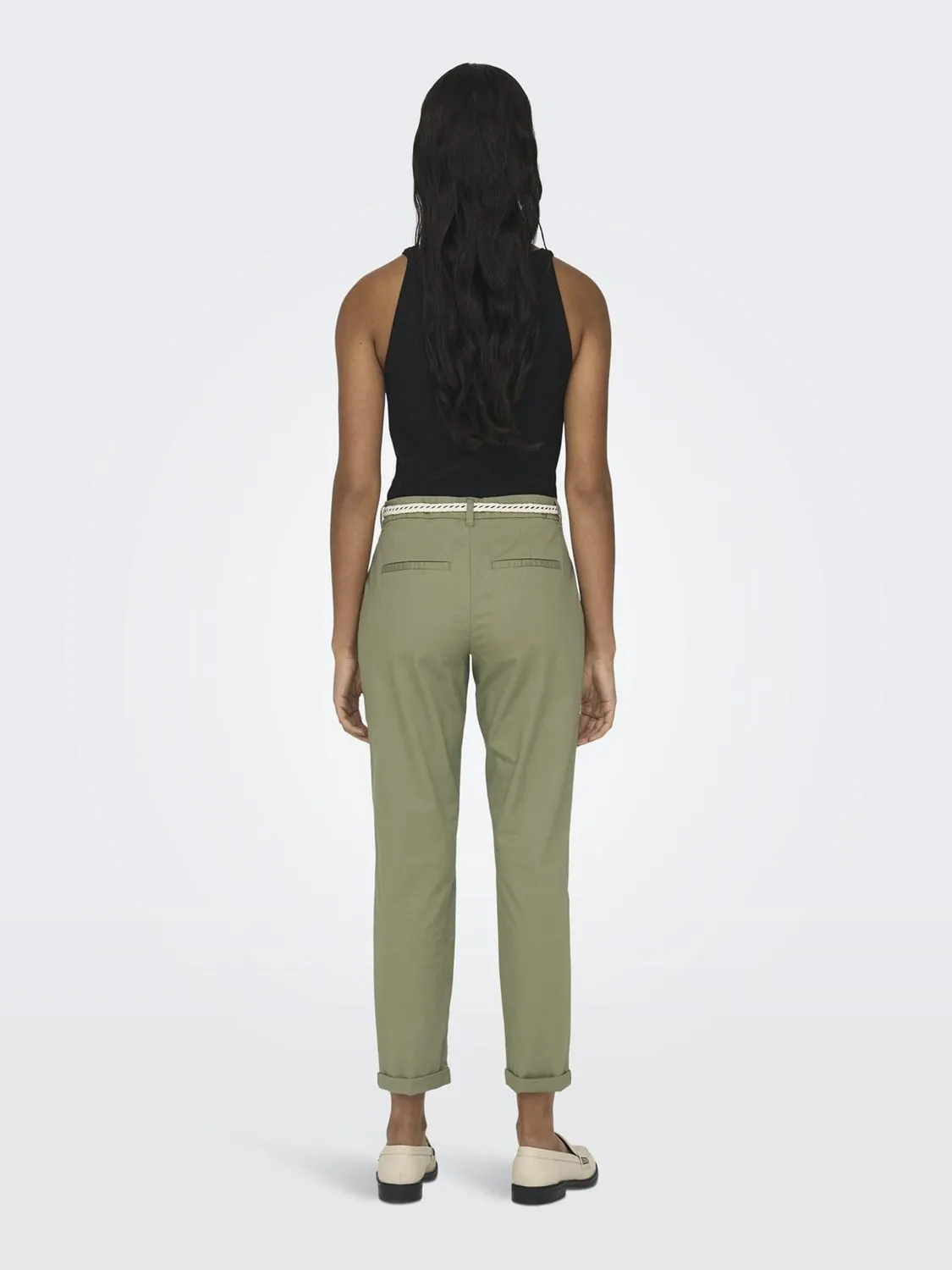 ONLY Onlbiana Regular Fit pantaloni chino donna humus