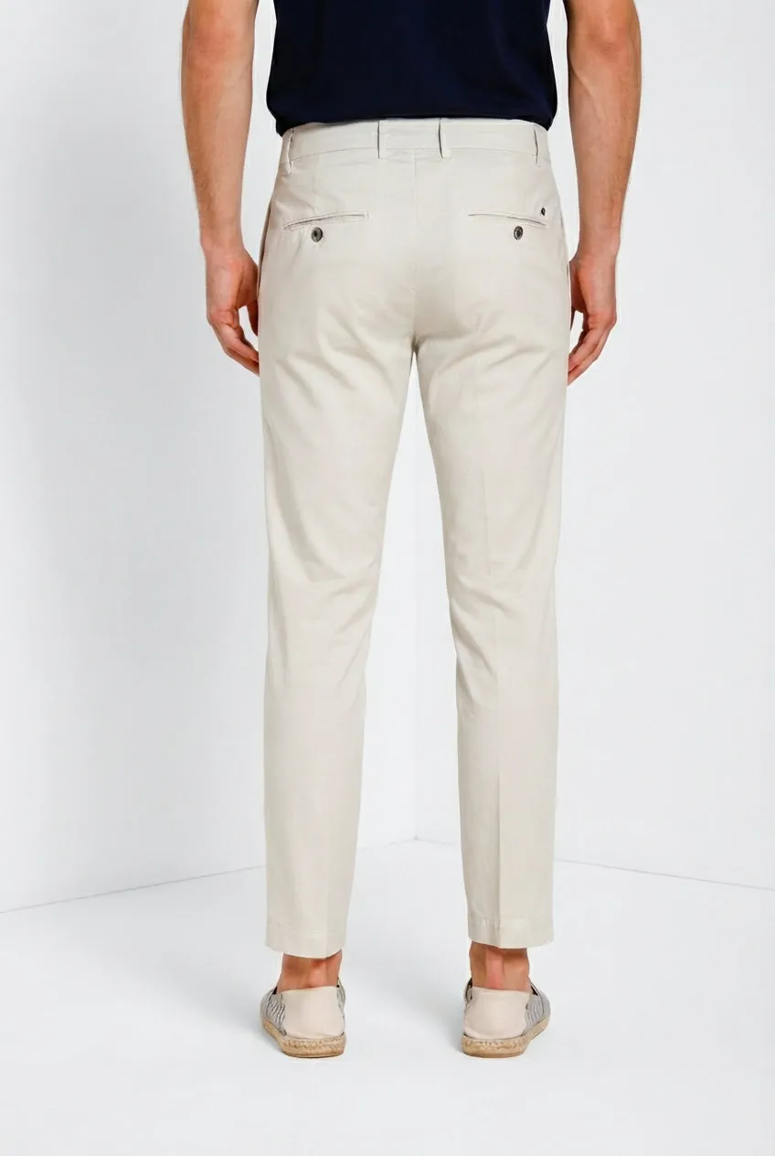 Mason's Milano chino uomo grigio extra slim stretch