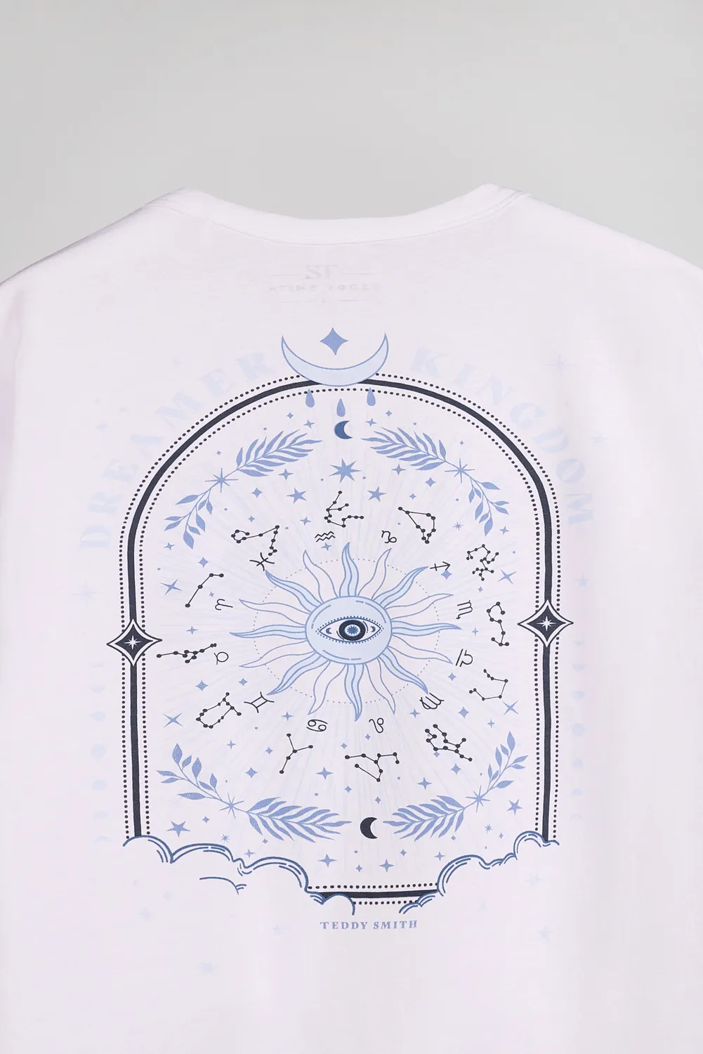 Teddy Smith Leyane MC t-shirt oversize bianca donna