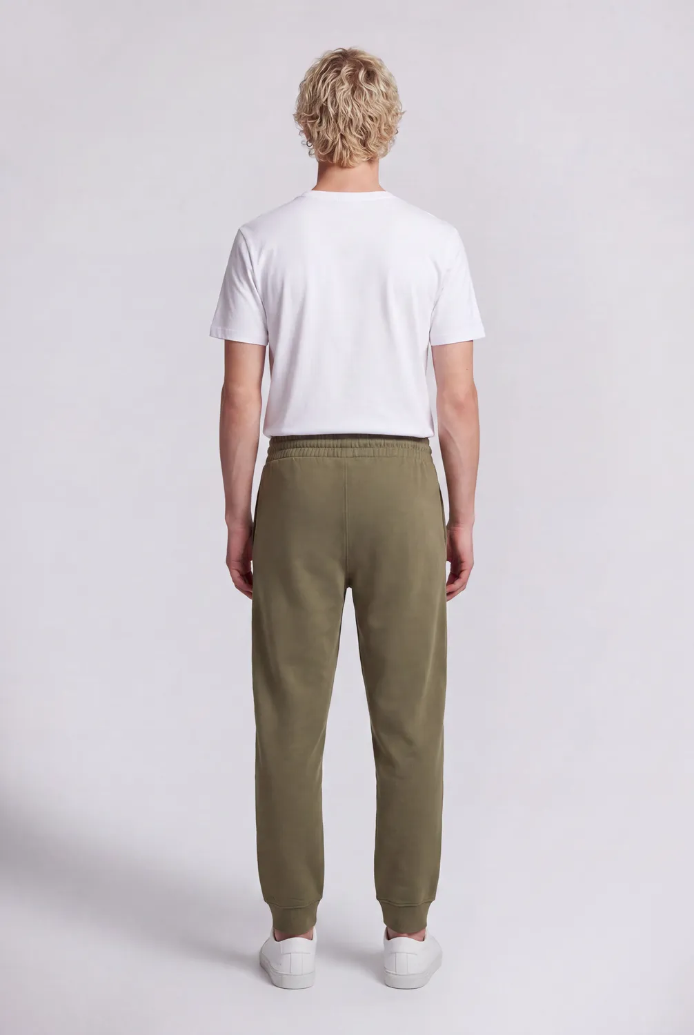 Teddy Smith P-Narky Dusty Kaki jogger uomo verde felpato
