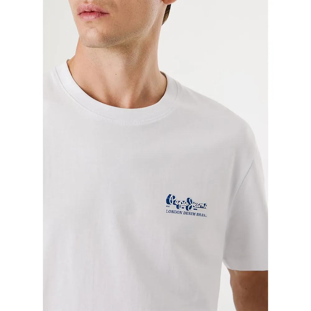 Pepe Jeans Milon Tee T-Shirt Uomo XXL Bianca Cotone