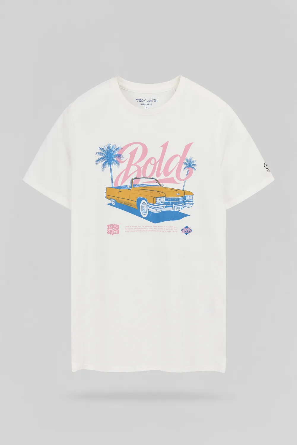Teddy Smith T-Carser MC t-shirt middle white