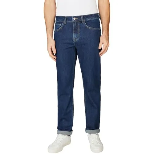Pepe Jeans Cash Jeans Uomo Dritti 28W 34L Blu Scuro