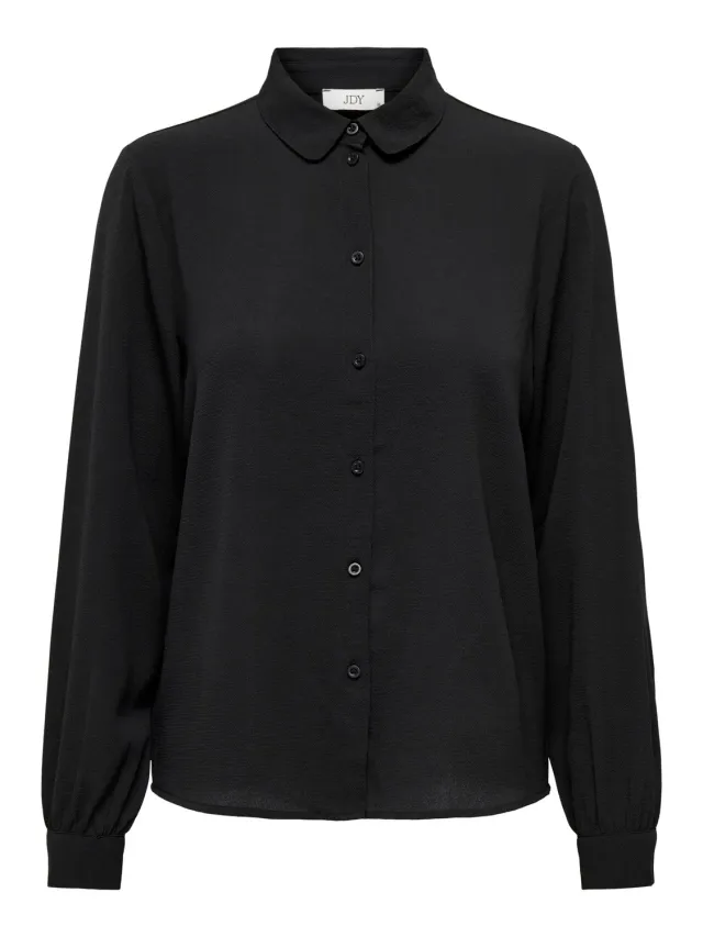 Only Jdybrooke blusa camicia donna 32 nero manica lunga