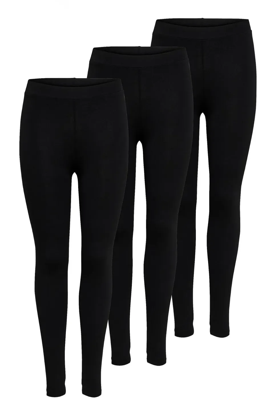 ONLY 15209151 leggings 3 paia neri coprenti taglia 40