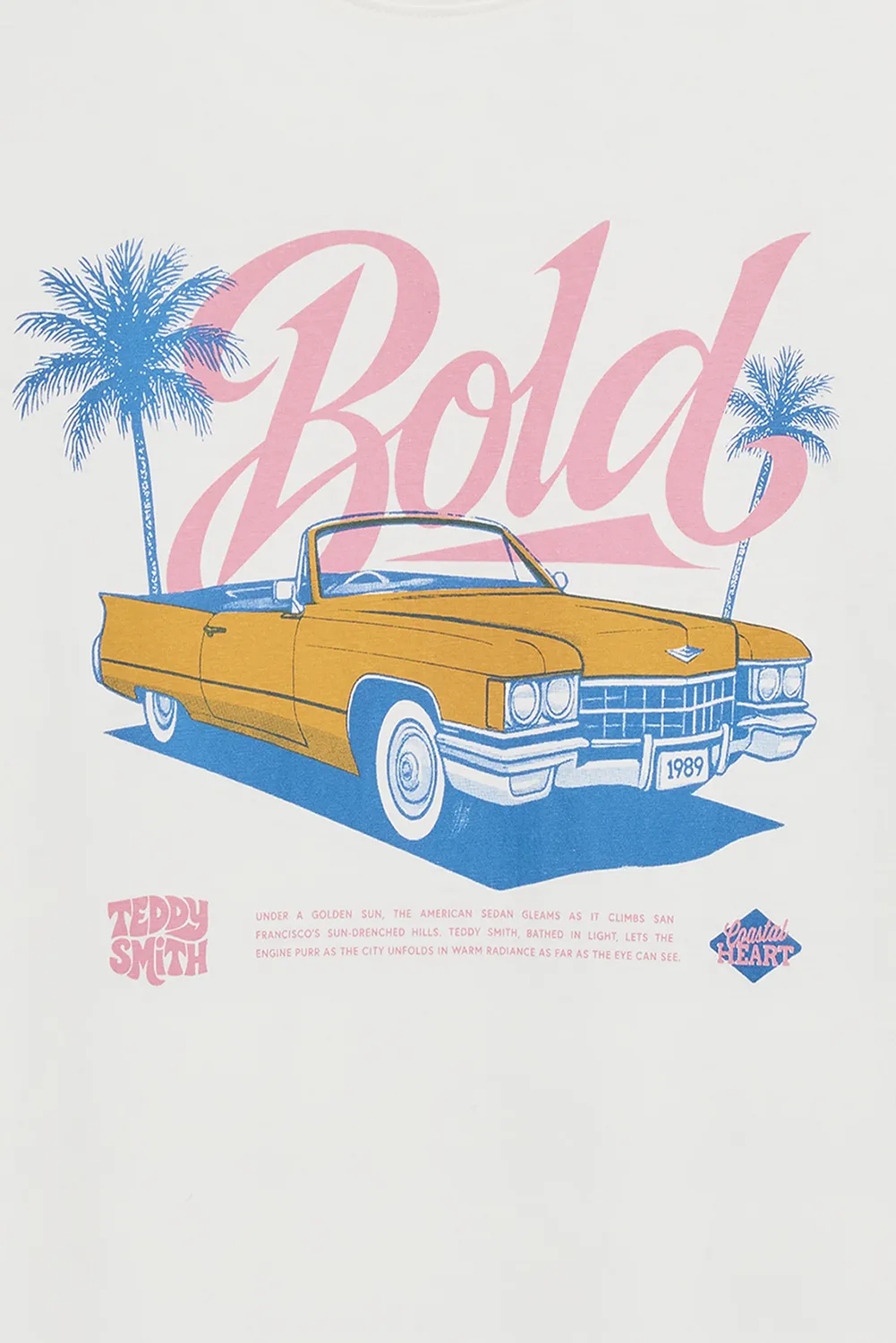 Teddy Smith T-Carser MC t-shirt middle white
