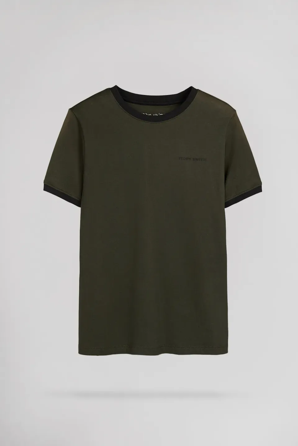 Teddy Smith The Tee 2 t-shirt bambino kaki cotone