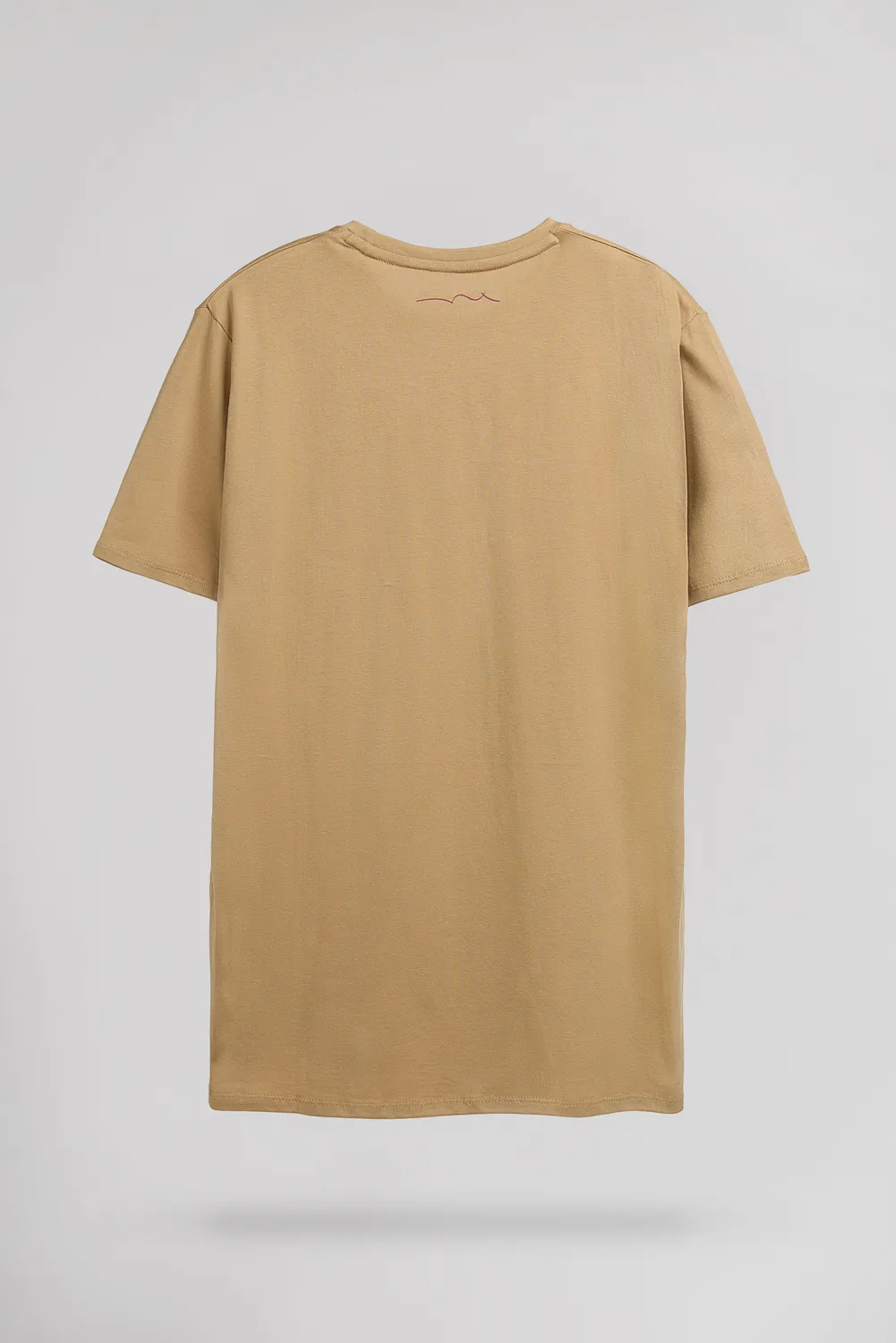 Teddy Smith T-Jim MC t-shirt uomo beige cotone