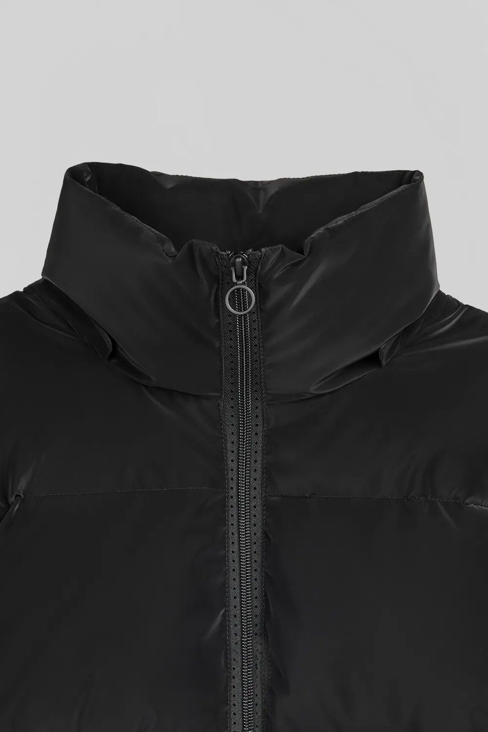 Teddy Smith B-Puff JR piumino nero bambina con cappuccio