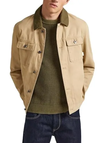 Pepe Jeans Valtari Giacca Uomo M Trucker Cotone