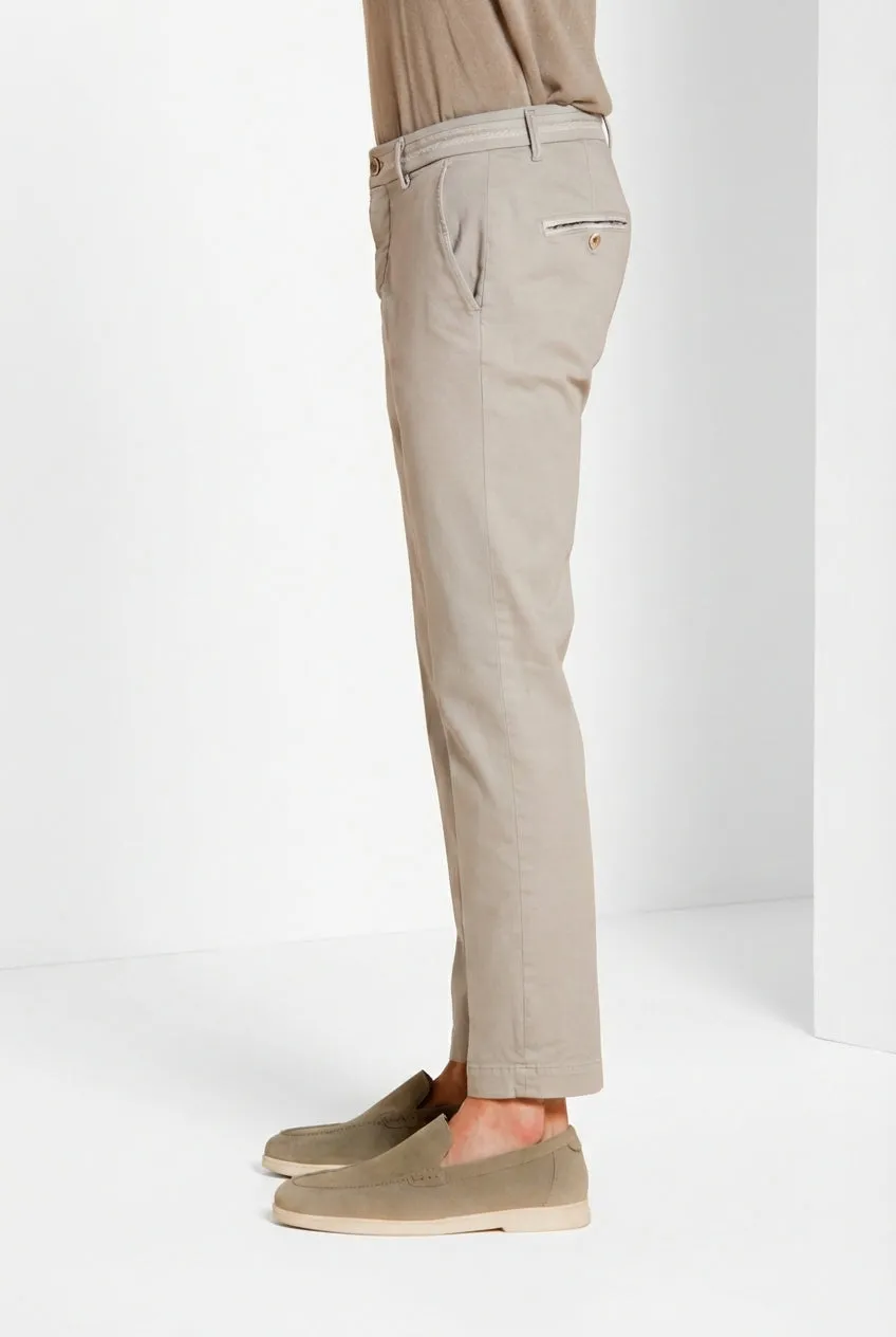 Mason's Torino Elegance Chino Celeste Slim Lyocell