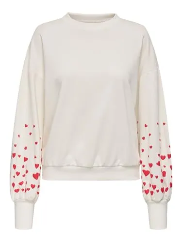 ONLY Onlbrooke L/S O-Neck Flower Felpa L Floreale