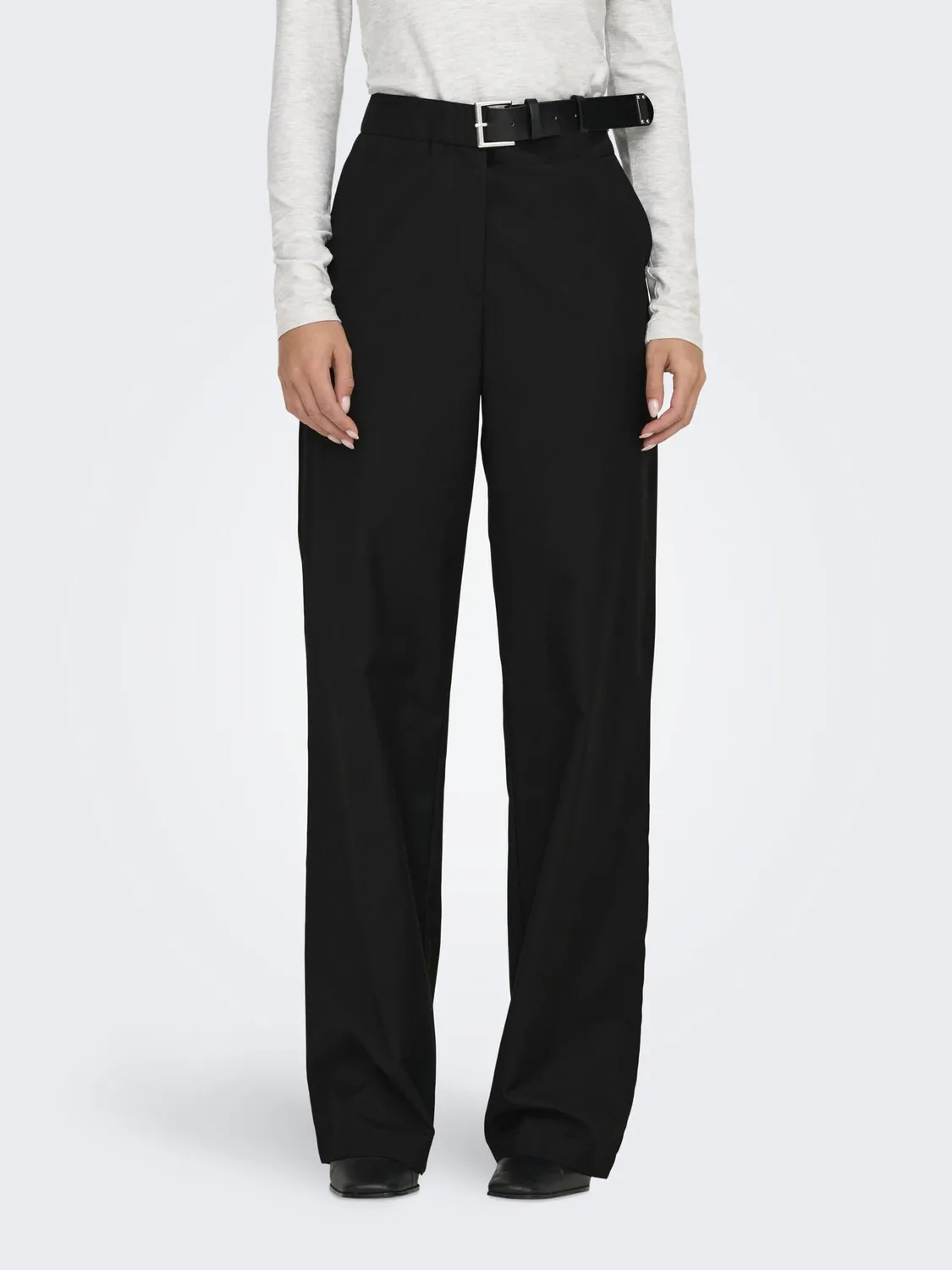 ONLY Onlfrankie HW pantaloni dritti con cintura M